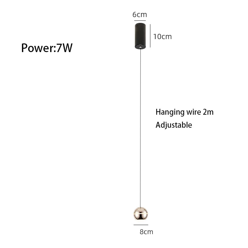 Lámpara colgante LED dorada DecorBites™ de 7 W, lujosa y elegante, ideal para comedor o dormitorio.