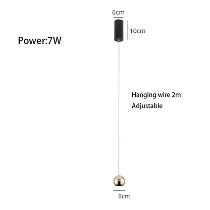 Lámpara colgante LED dorada DecorBites™ de 7 W, lujosa y elegante, ideal para comedor o dormitorio.