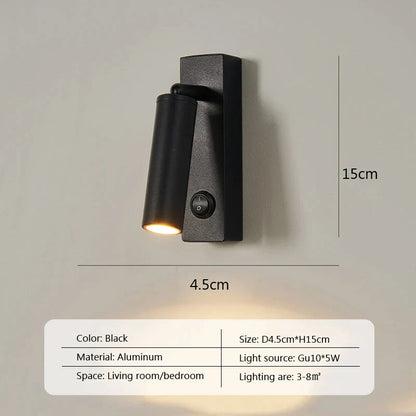 DecorBites™ LED Wall Lamp Adjustable Rotation 5W Spotlight