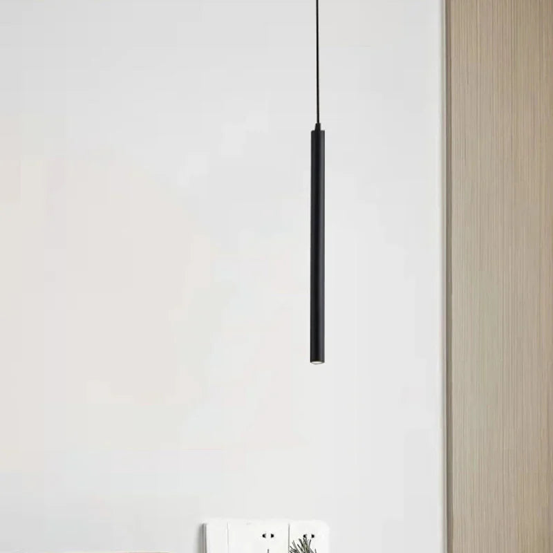 ديكوربايتس™ مصابيح LED سوداء معلقة 30/40/50/60 سم لغرفة الطعام وغرفة النوم والمطبخ