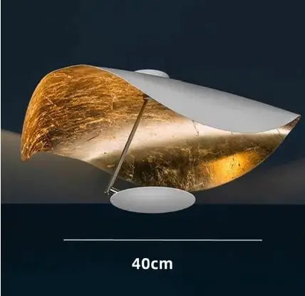 DecorBites™ Lederam Manta Pendant Lamp - Industrial Retro Design, White & Black.