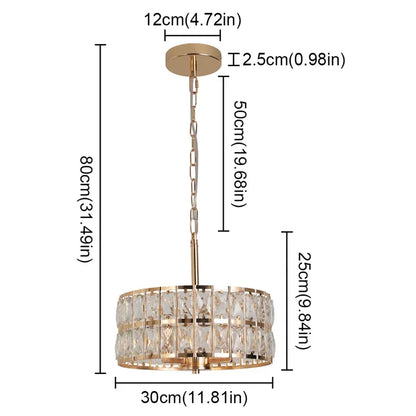 Lámpara colgante LED de cristal DecorBites™: Diseño nórdico de lujo para cocina, comedor y dormitorio