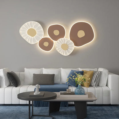 DecorBites™ Lotus Leaf LED Wall Light: 3 Dimming Modes, Stylish Décor for Home, Hotel, Restaurant