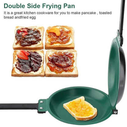 DecorBites™ Double Sided Pancake Frying Pan for Kitchen Omelet Steaks Utensils