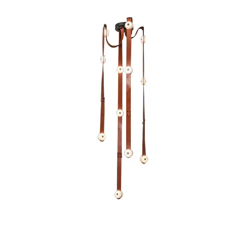 DecorBites™ Leather Marble Pendant Lights Luxury Dimmable Fixture Easy Installation Bedroom Living Room Lamp