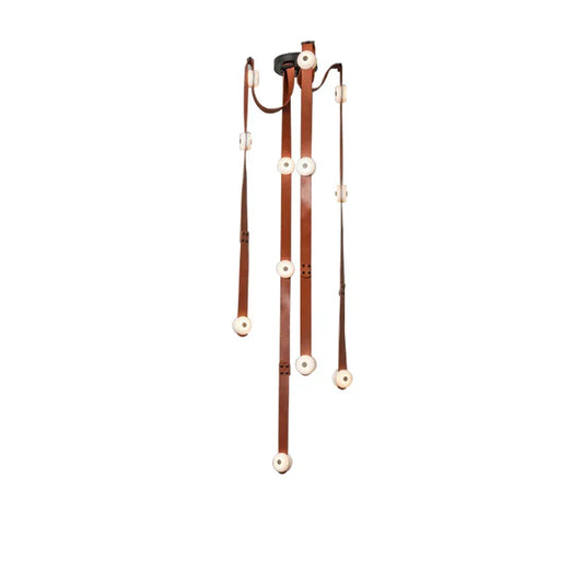 DecorBites™ Leather Marble Pendant Lights Luxury Dimmable Fixture Easy Installation Bedroom Living Room Lamp