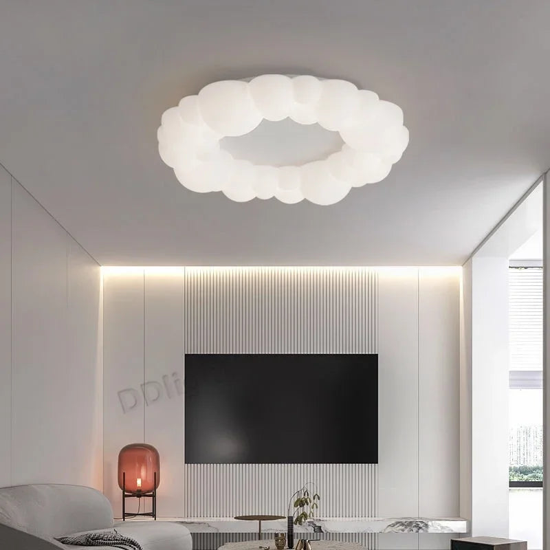 DecorBites™ Cloud Pendant LED Chandelier for Living Dining Bedroom Ceiling Lamps