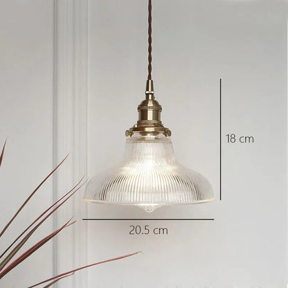 DecorBites™ Brass Glass Retro Chandelier Art Deco LED Dining Room Light