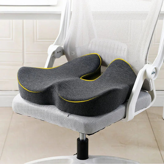 Decobites Rebound Memory Foam Office Chair Cushion for Beautiful Buttocks and Orthopedic Support