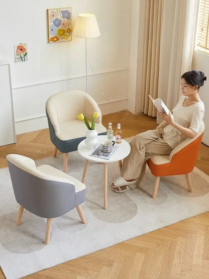 DecorBites™ Leisure Single Sofa Chair for Living Room, Bedroom, Balcony, Hotel, Lounge - Cozy Guest Seating