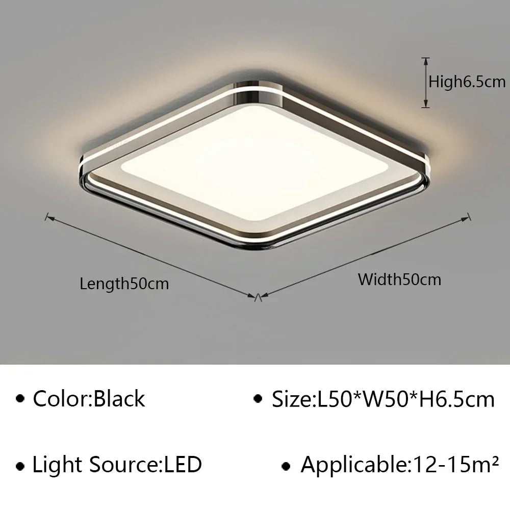 Lámpara de techo geométrica LED DecorBites™ para sala de estar, comedor, estudio, dormitorio, pasillo o balcón.