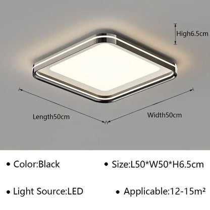 Lámpara de techo geométrica LED DecorBites™ para sala de estar, comedor, estudio, dormitorio, pasillo o balcón.