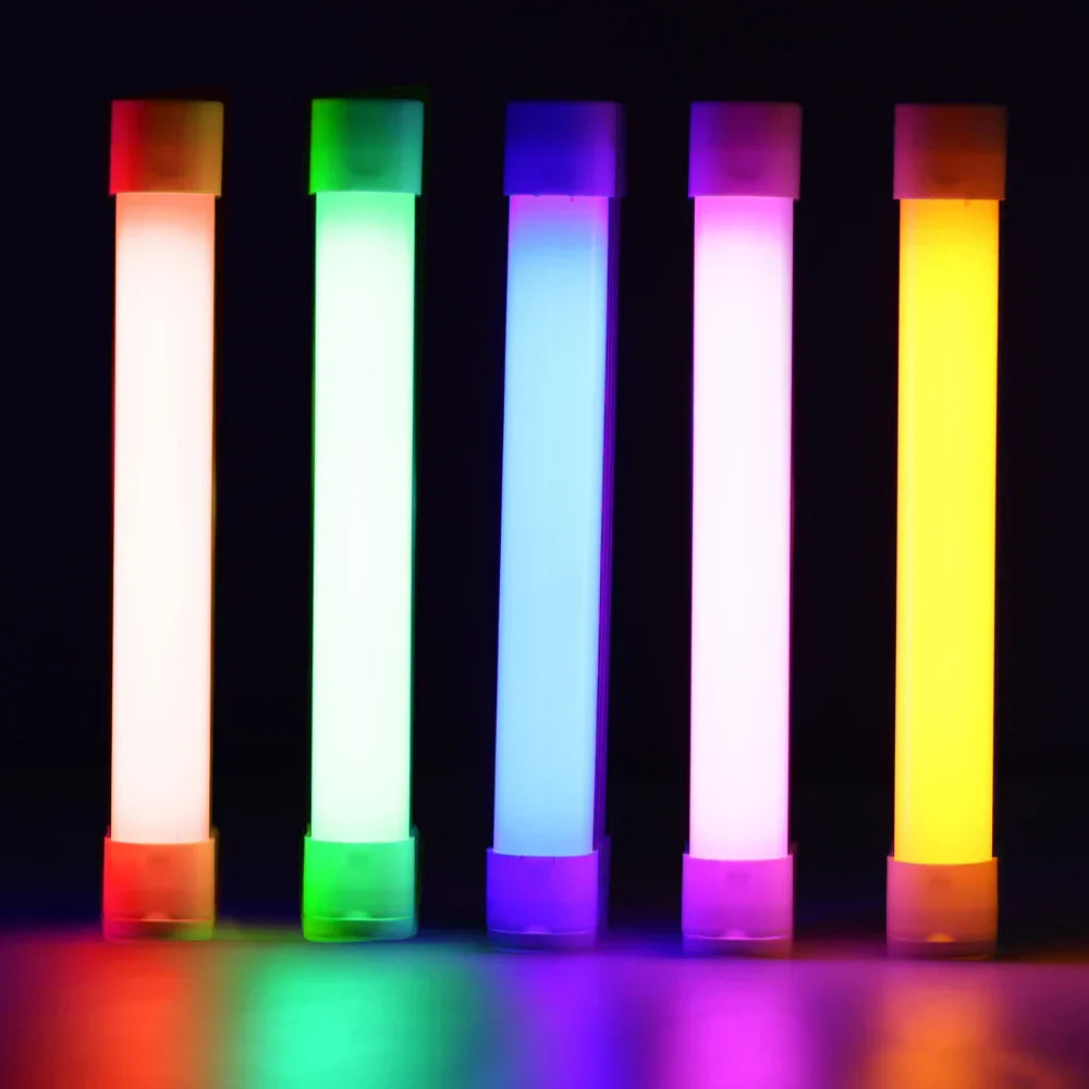 Lámpara de relleno LED DecorBites™: Lámpara recargable y colorida para selfies, ideal para fotografía y vídeos.