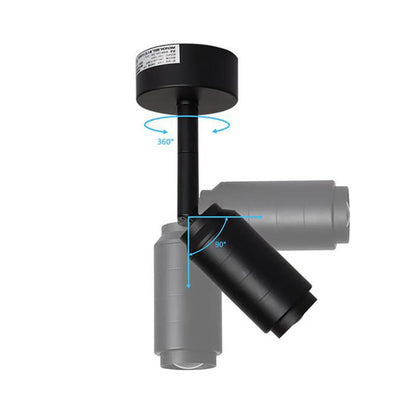 مصباح سقف LED من DecorBites™‎ قابل للتعديل مع إضاءة مسار متعددة الزوايا