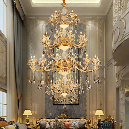 DecorBites™ Elegant Crystal Chandelier for Living Room, Dining Room, and Bedroom