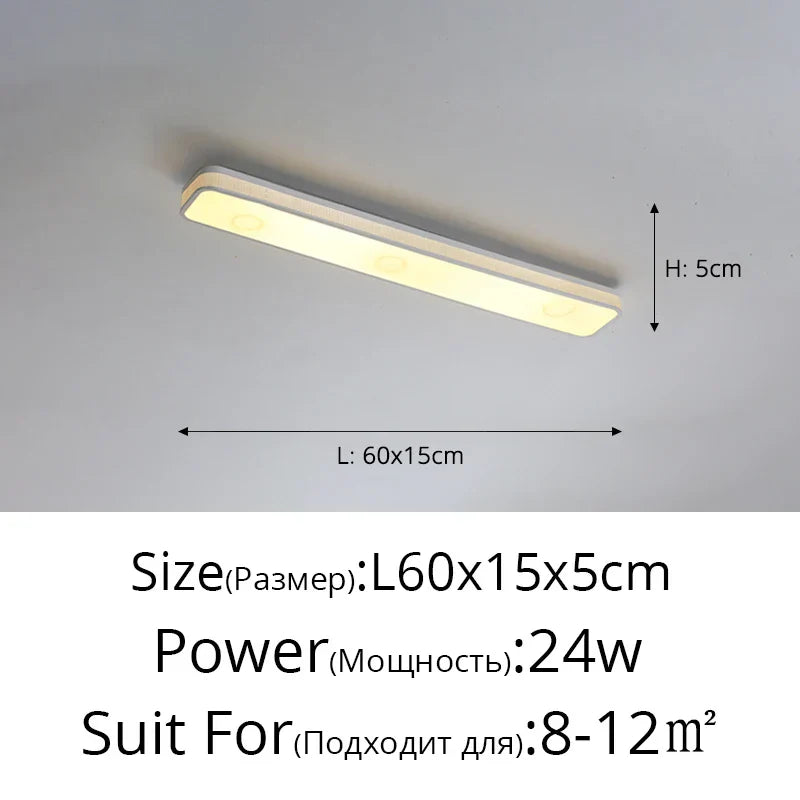 Sleek LED Ceiling Chandelier