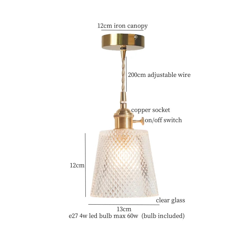 Decorbites™ Grünes Glas LED-Pendelleuchte - Moderne nordische Hängelampe