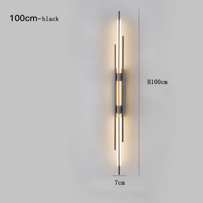 DecorBites™ Copper Wall Lamp: Minimal Modern Design for Bedside, Living Room, Restaurant, Stairway
