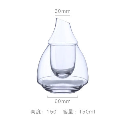 DecorBites™ Glass Wine Decanter & Ice Jug Set for Home & Bar