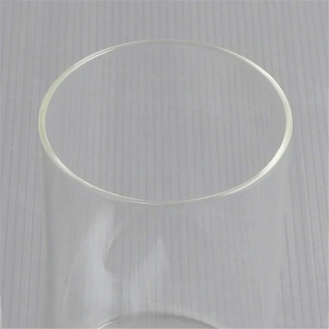 DecorBites™ Clear Glass Cylinder Lamp Shade for E27 E26 Socket - Vanity Chandelier Floor Light