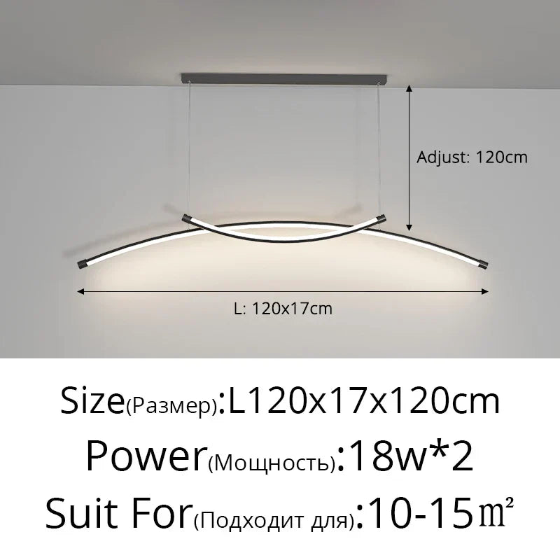 DecorBites™ LED Ceiling Lights White Black Infinite Dimming Home Lighting Fixtures