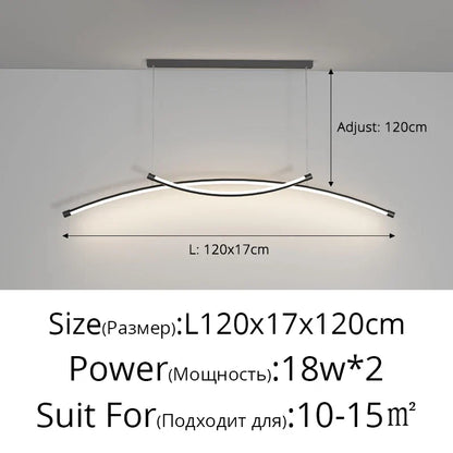 DecorBites™ LED Ceiling Lights White Black Infinite Dimming Home Lighting Fixtures