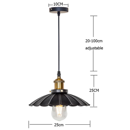 Decorbites™ Kupfer Vintage Anhängerleuchte Industrielle Edison-Glühbirne E27 110/220V Beleuchtung