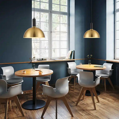 Lámpara de araña nórdica dorada DecorBites™ para cocina, dormitorio, sala de estar, estudio, loft, pasillo