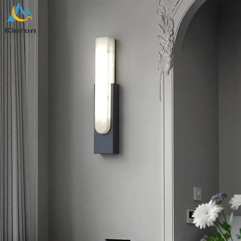 DecorBites™ Cloud Stone LED Wall Light for Home Decor & Bedside Lighting