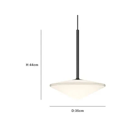 Lámpara de pared DecorBites™ de cristal LED con brazo oscilante largo para sala de estar y estudio