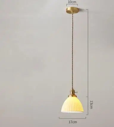 مصباح معلق زجاجي أزرق من DecorBites™ لغرفة النوم وغرفة الطعام وغرفة المعيشة