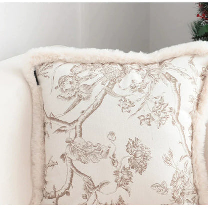 DecorBites™ Boho Leaf & Geometry Tufted Cushion Cover with Tassels: Modern, Soft Woven Decor