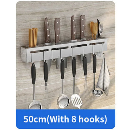 DecorBites™ Kitchen Storage Shelf Knife Chopstick Holder Multi-functional Organizer