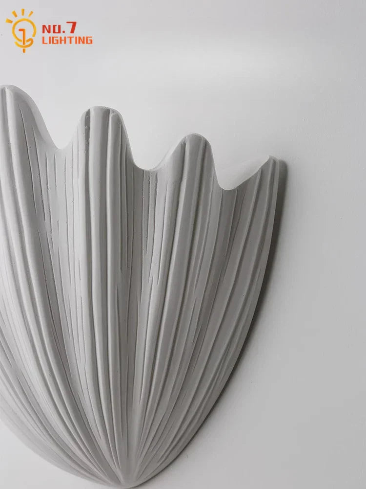 Lámpara de pared DecorBites™ francesa medieval de yeso con diseño retro LED G9 para sala de estar y dormitorio