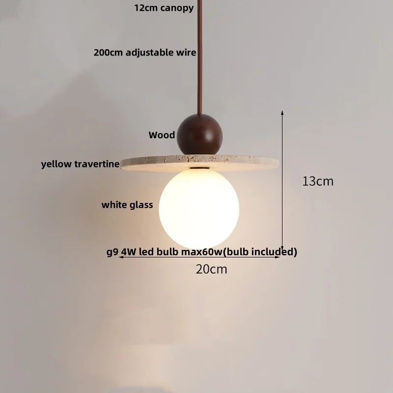 Black Wabi Sabi Pendant