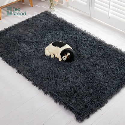 Decobites Shaggy Plush Dog Blanket: Soft Washable Pet Blanket for Dogs & Cats