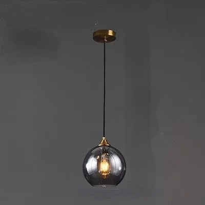 DecorBites™ Glass Ball Pendant Lights: Modern Kitchen Dining Room Ceiling Lamp