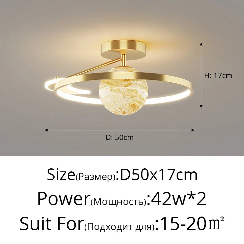 DecorBites™ Blue Star LED Pendant Light for Home Decor