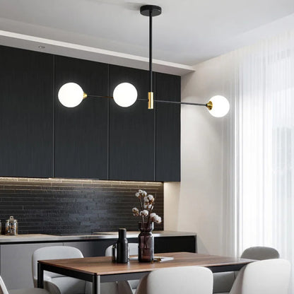 ثريا DecorBites™‎ على شكل كرة زجاجية للديكور المنزلي العصري والإضاءة