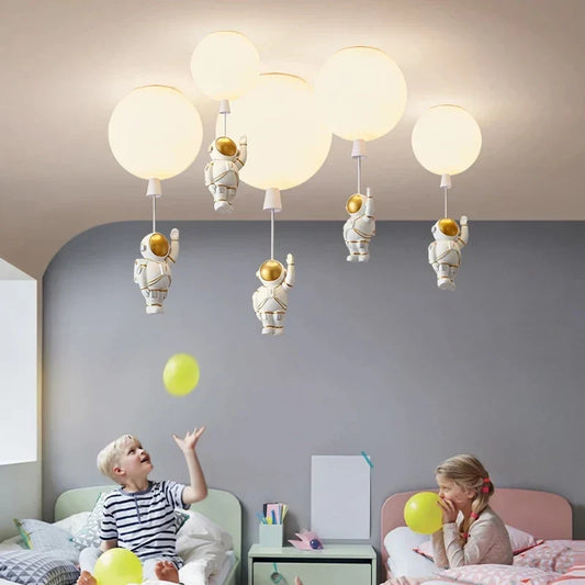 DecorBites™ Astronaut Space Ball Ceiling Lamp for Kids Room or Corridor
