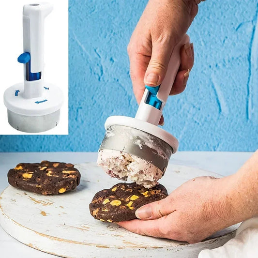 DecorBites™ Ice Cream Scoop: Effortlessly Scoops for Perfect Ice Cream Sandwich