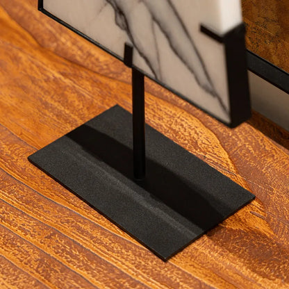 ديكوربايتس™ - منحوتة رخامية من اليشم المجردة - ديكور منزلي - تماثيل هندسية