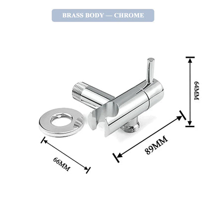 DecorBites™ Gold Bidet Faucet Handheld Sprayer Single Cold Water Tap Hygienic Toilet Shower