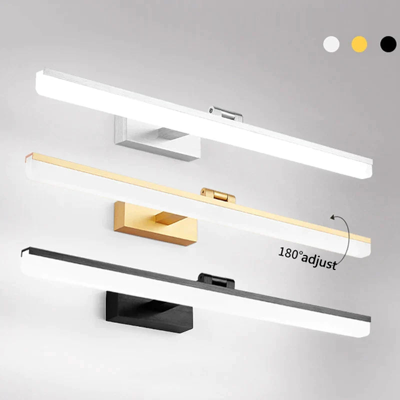 Gold LED Vanity Light 90cm Bathroom Mirror