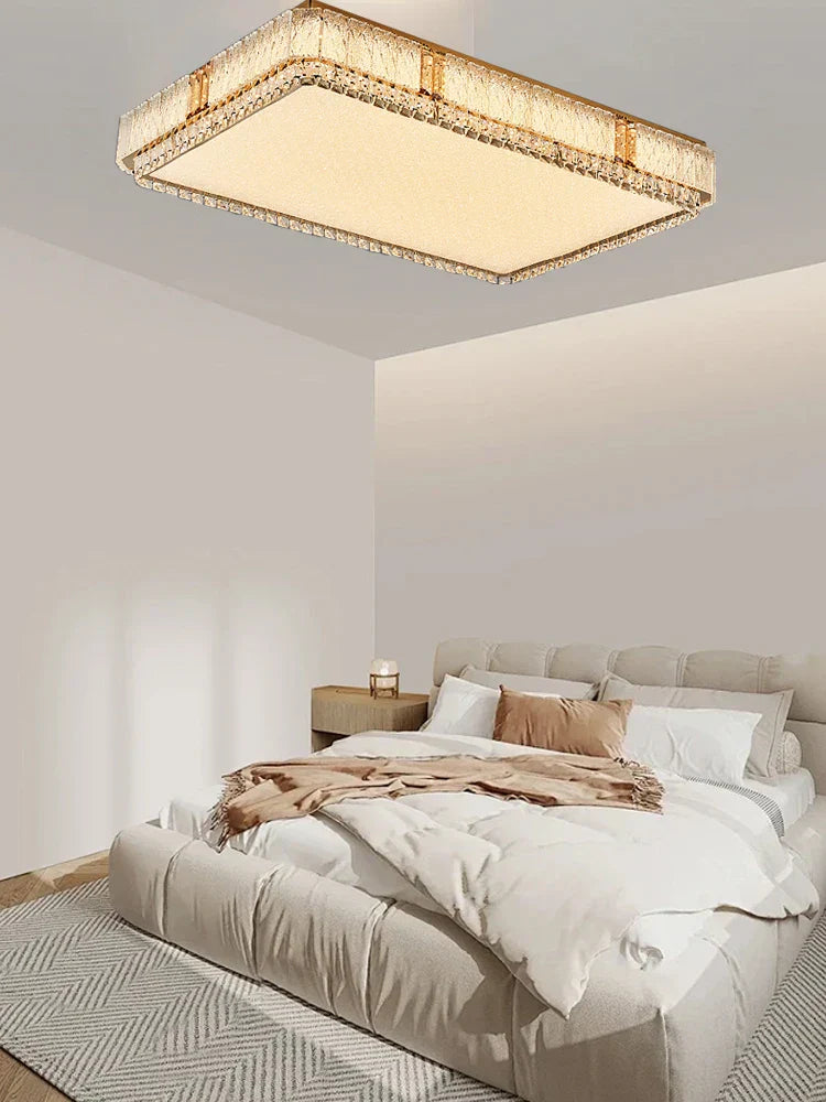 DecorBites™ Glass Crystal LED Ceiling Lamp Modern Minimalist Home Décor Light Fixtures