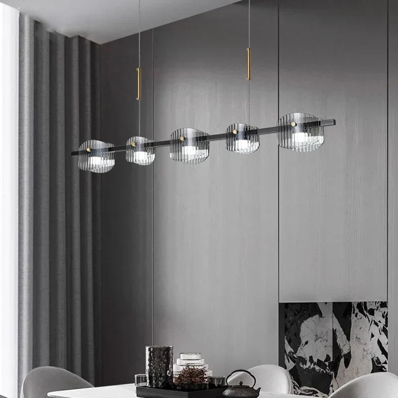 Black Industrial LED Pendant