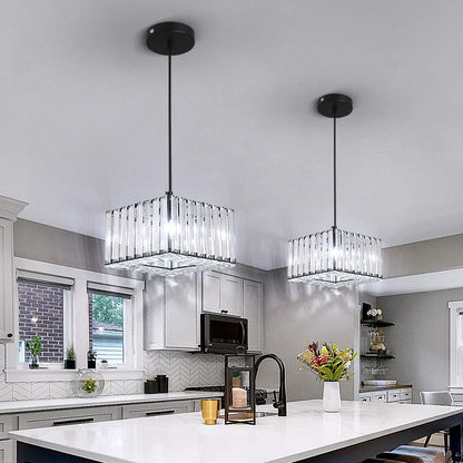 Lámpara colgante LED de cristal DecorBites™ para cocina, comedor y sala de estar