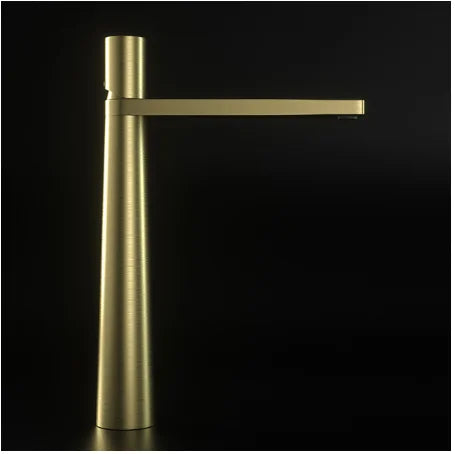 DecorBites™ Basin Faucet: Black/Grey Brass Bathroom Mixer Tap, Single Handle Hot Cold Lavatory