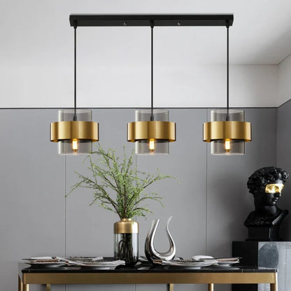 Lámparas colgantes doradas DecorBites™ para pasillo, restaurante o dormitorio - Estilo nórdico posmoderno minimalista