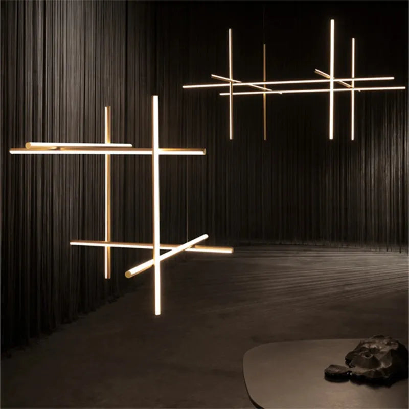 COORDINATES Chandeliers Linear scandinavian Pendant lamp For barsHotel Decoration indoor lighting Italy Designer light